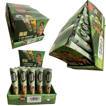 SLOPPY HIPPO PRE ROLL HEMP CONES KING SIZE-GREEN 40CT/DISPLAY (MSRP $2.49 EACH)